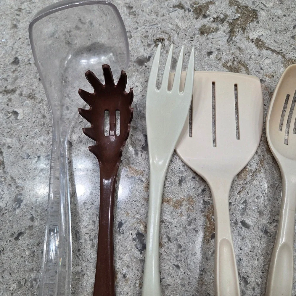 Vintage Kitchen Utensil Lot 7pc Foley‎ Ensar Melamine King Kraft Collectible